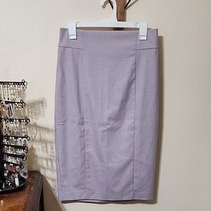 Ann Taylor Light Purple Pencil Skirt